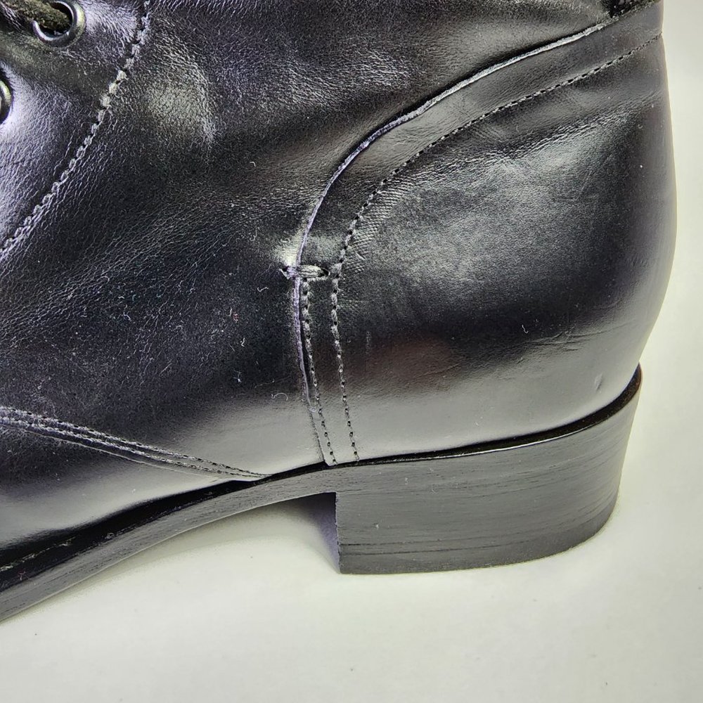 Buttero B1101 Black Leather Ankle Boots Made in Italy 41.5 - Picture 10 of 15